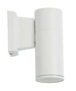 GLOBOSTAR® WALLY 77870 Μοντέρνο Φωτιστικό Τοίχου - Απλίκα με Ντουί 1 x GU10 AC 220-240V Αδιάβροχο IP65 - Λευκό Ματ - Μ6.4 x Π11 x Υ17cm 13 77870 5