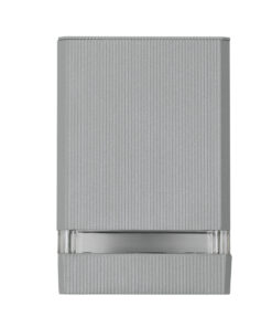 GLOBOSTAR® QUATRO 77894 Μοντέρνο Φωτιστικό Τοίχου - Απλίκα με Ντουί 1 x GU10 AC 220-240V Αδιάβροχο IP65 - Γκρι Ματ - Μ11 x Π10 x Υ16.5cm 11 77894 3