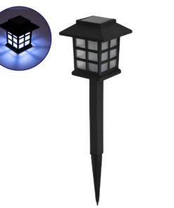 GloboStar® GloboStar® 71523 Αυτόνομο Ηλιακό Φωτιστικό LED SMD 1W 50lm με Ενσωματωμένη Μπαταρία 300mAh - Φωτοβολταϊκό Πάνελ με Αισθητήρα Ημέρας-Νύχτας Αδιάβροχο IP65 Φανάρι Κήπου Ψυχρό Λευκό 6000K