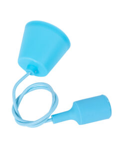 GLOBOSTAR® CABLITO 61559 Μοντέρνο Κρεμαστό Φωτιστικό Οροφής με Ντουί 1 x E27 AC 220-240V IP20 - Γαλάζιο - Μ4 x Π4 x Υ110cm 9 7822ed 91010 4