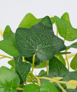 GloboStar® GloboStar® CANARIAN IVY 78232 Τεχνητό Φυτό Κισσός Καναρίων - Μπουκέτο Διακοσμητικών Φυτών - Κλαδιών με Φύλλωμα Πράσινο Υ25cm