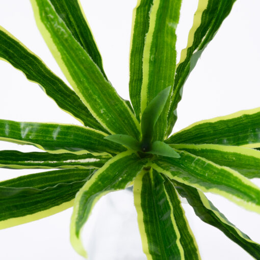 GloboStar® GloboStar® GREEN DRACAENA 78233 Τεχνητό Φυτό Δράκαινα Πράσινη - Μπουκέτο Διακοσμητικών Φυτών - Κλαδιών με Φύλλωμα Πράσινο Υ47cm