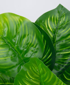 GloboStar® GloboStar® CANNA 78262 Τεχνητό Φυτό Κάννα - Μπουκέτο Διακοσμητικών Φυτών - Κλαδιών με Φύλλωμα Πράσινο Υ30cm