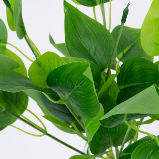 GloboStar® GloboStar® WATER PLANTAIN 78284 Τεχνητό Φυτό Άλισμα - Μπουκέτο Διακοσμητικών Φυτών - Κλαδιών με Φύλλωμα Πράσινο Υ30cm