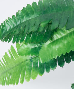 GloboStar® GloboStar® BOSTON FERN BIG 78292 Τεχνητό Φυτό Φτέρη Βοστώνης Μεγάλη - Μπουκέτο Διακοσμητικών Φυτών - Κλαδιών με Φύλλωμα Πράσινο Υ52cm