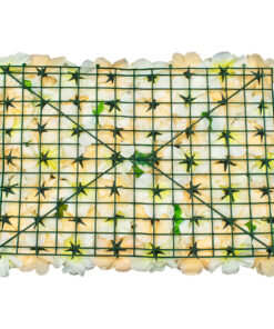 GloboStar® 78302 Συνθετικό Πάνελ Λουλουδιών - Κάθετος Κήπος Τριαντάφυλλο - Αζαλέα - Ορτανσία - Παιώνια Μ60 x Υ40 x Π8cm 7 78302 3