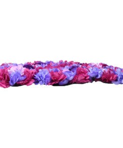 Alternative view of GloboStar® 78332 Artificial - Συνθετικό Τεχνητό Διακοσμητικό Πάνελ Λουλουδιών - Κάθετος Κήπος Τριαντάφυλλο - Ορτανσία - Βιολέτα - Φουξια - Μωβ - Γαλάζιο Μ60 x Υ40 x Π7cm