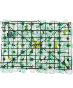 GloboStar® Artificial Garden ROSES STORY BLUE 78334 Τεχνητό Διακοσμητικό Πάνελ Λουλουδιών - Κάθετος Κήπος σύνθεση Αμβροσία Μ60 x Π40 x Υ6cm 11 78334 5