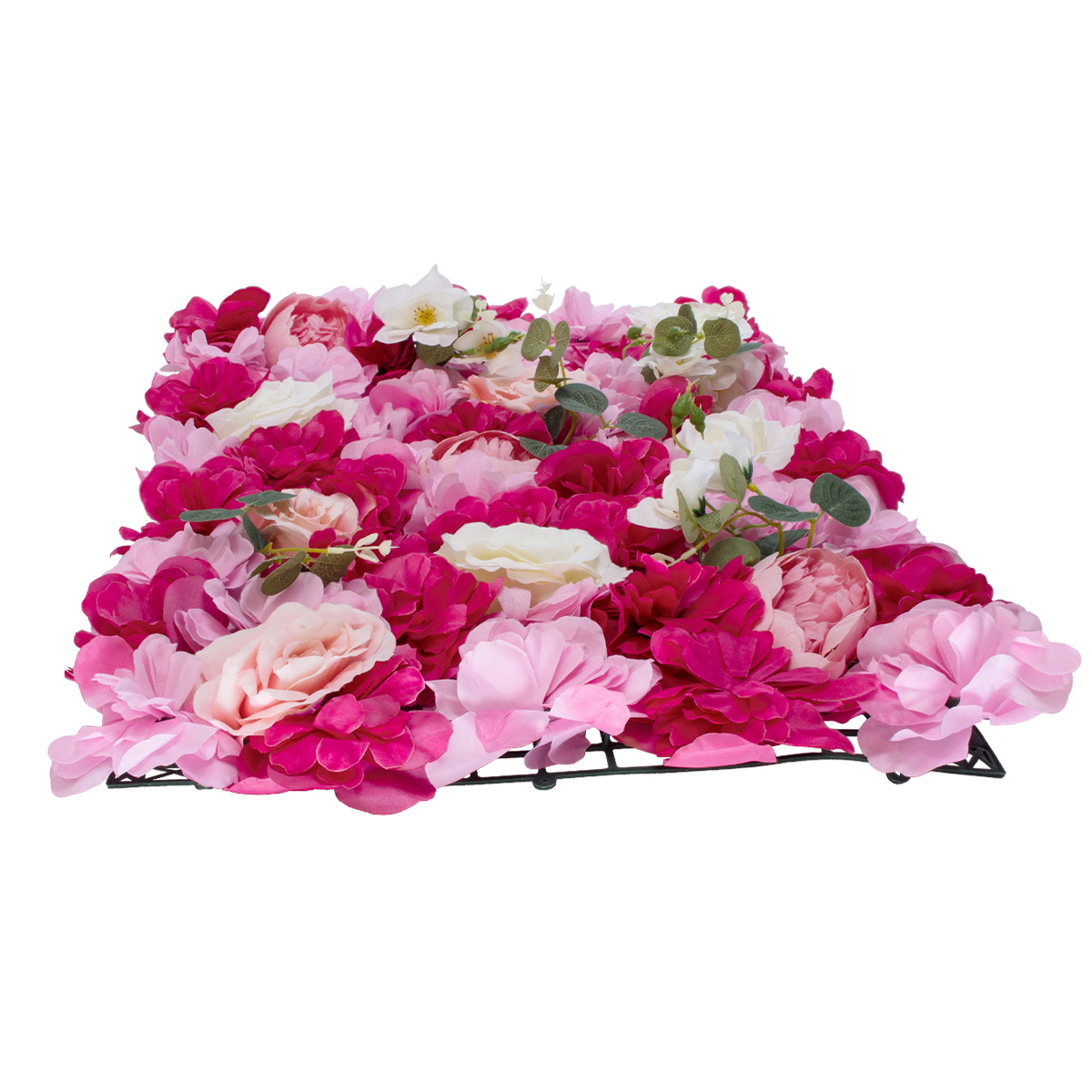 GloboStar® Artificial Garden ROSALIE 78335 Τεχνητό Διακοσμητικό Πάνελ Λουλουδιών - Κάθετος Κήπος σύνθεση Ροζαλί Μ60 x Π40 x Υ6cm 6 GloboStar® Artificial Garden ROSALIE 78335 Τεχνητό Διακοσμητικό Πάνελ Λουλουδιών - Κάθετος Κήπος σύνθεση Ροζαλί Μ60 x Π40 x Υ6cm - Image 4