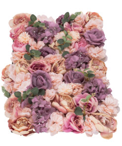 GloboStar® Artificial Garden ROSES STORY PINK 78337 Τεχνητό Διακοσμητικό Πάνελ Λουλουδιών - Κάθετος Κήπος σύνθεση Αμβροσία Μ60 x Π40 x Υ6cm 10 78337 4