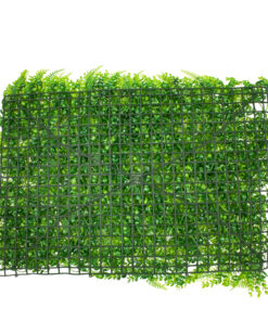 Alternative view of GloboStar® 78419 Artificial - Συνθετικό Τεχνητό Διακοσμητικό Πάνελ Φυλλωσιάς - Κάθετος Κήπος Καυκάσιο Πυξάρι - Φτέρη - Λυσιμαχία Πράσινο Μ60 x Υ40 x Π9cm