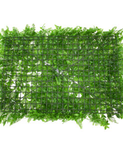 Alternative view of GLOBOSTAR® FERN 78422 Τεχνητό Πάνελ Φυλλωσιάς / Κάθετος Κήπος Βασιλική Φτέρη & Ίληξ - Πράσινο - Μ60 x Π9 x Υ40cm