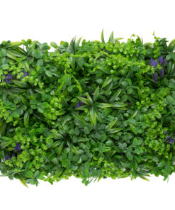 GloboStar® GLOBOSTAR® PEPPEROMIA 78434 Τεχνητό Πάνελ Φυλλωσιάς / Κάθετος Κήπος Πεπερόμια & Ζεβρίνα - Πράσινο - Μ60 x Π9 x Υ40cm