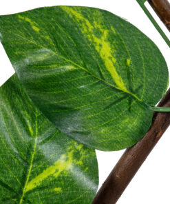 GloboStar® Artificial Garden GOLDEN POTHOS 78496 Πτυσσόμενη Πέργκολα Τεχνητής Φυλλωσιάς - Κάθετος Κήπος Σύνθεση Πόθος Μ110 x Π10 x Υ120cm (min) Μ310 x Π10 x Υ45cm (max) 10 78496 5