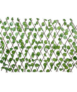 GloboStar® GloboStar® Artificial Garden NASTURTIUM 78498 Πτυσσόμενη Πέργκολα Τεχνητής Φυλλωσιάς - Κάθετος Κήπος Σύνθεση Ινδοκάρδαμο Μ110 x Π10 x Υ120cm (min) Μ310 x Π10 x Υ45cm (max)