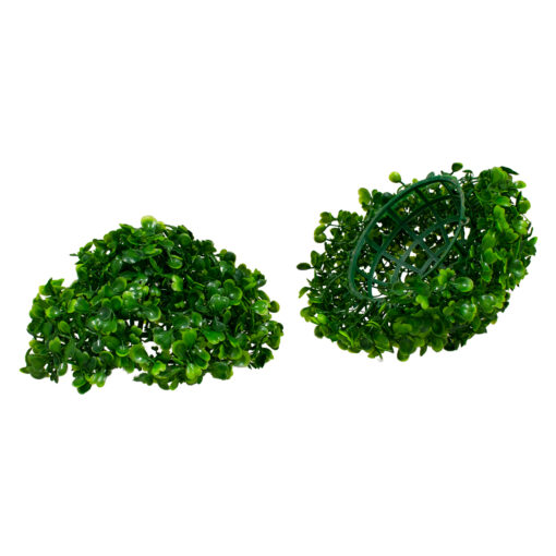 GloboStar® GloboStar® 78501 Artificial - Συνθετικό Τεχνητό Διακοσμητικό Φυτό Θάμνος Πυξάρι Πράσινο Φ18cm