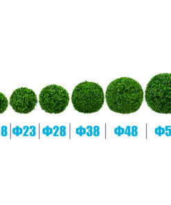 Alternative view of GloboStar® 78501 Artificial - Συνθετικό Τεχνητό Διακοσμητικό Φυτό Θάμνος Πυξάρι Πράσινο Φ18cm