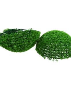 Alternative view of GloboStar® 78511 Artificial - Συνθετικό Τεχνητό Διακοσμητικό Φυτό Θάμνος Γρασίδι Πράσινο Φ48cm