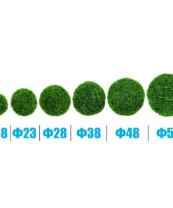 GloboStar® 78511 Artificial - Συνθετικό Τεχνητό Διακοσμητικό Φυτό Θάμνος Γρασίδι Πράσινο Φ48cm 8 78511 3