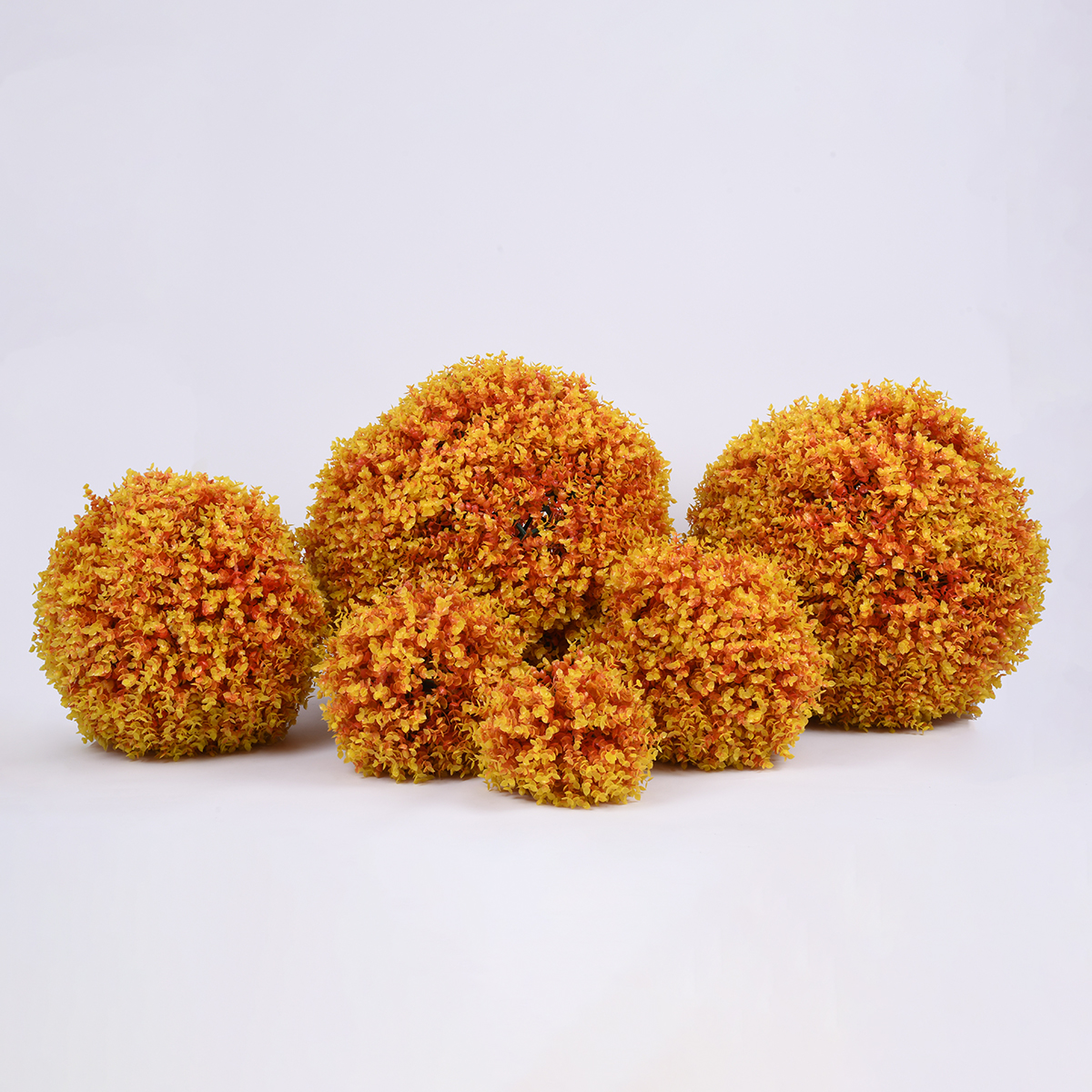 GloboStar® 78514 Artificial - Συνθετικό Τεχνητό Διακοσμητικό Φυτό Θάμνος Πυξάρι Πορτοκαλί - Κίτρινο Φ31cm 4 GloboStar® 78514 Artificial - Συνθετικό Τεχνητό Διακοσμητικό Φυτό Θάμνος Πυξάρι Πορτοκαλί - Κίτρινο Φ31cm - Image 2