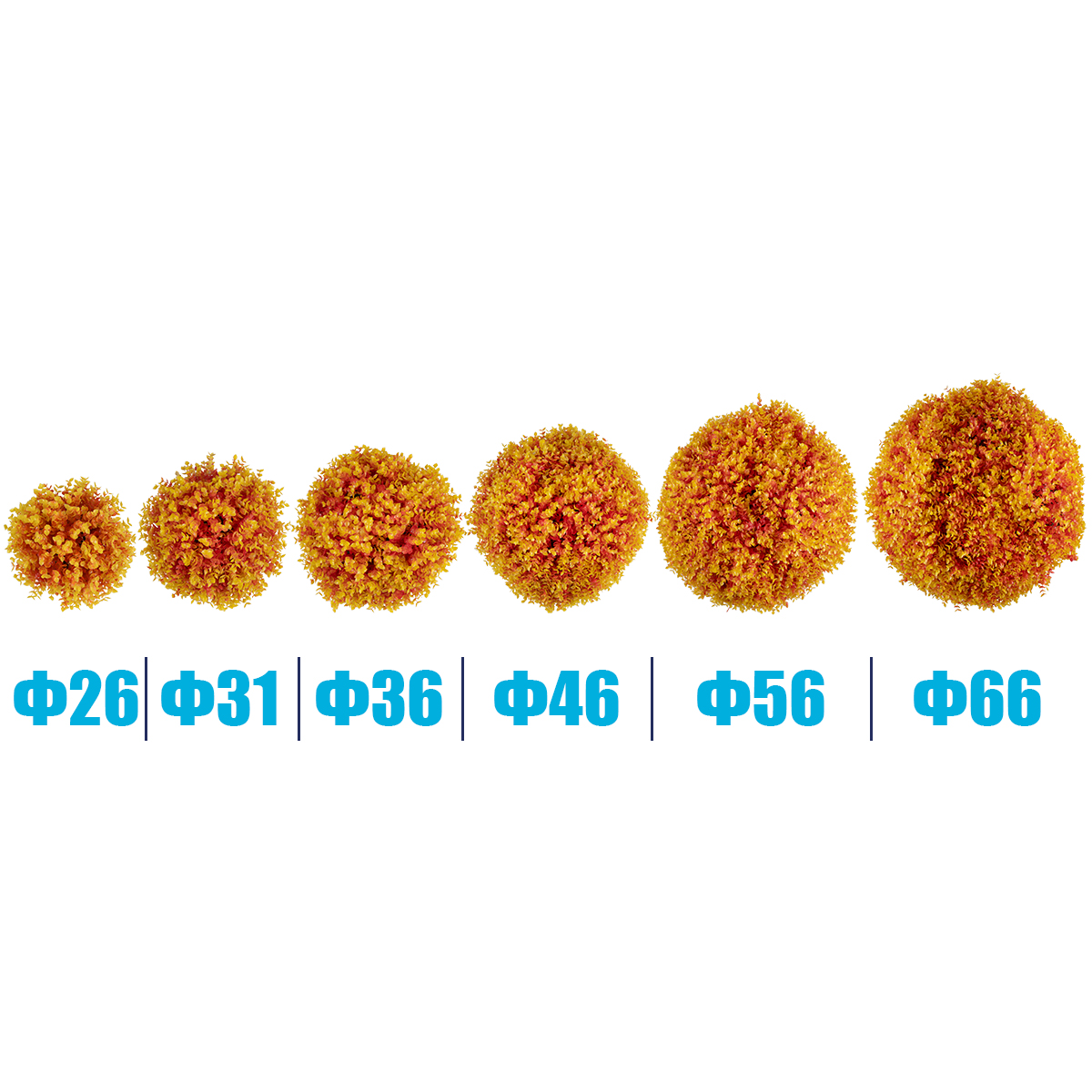 GloboStar® 78514 Artificial - Συνθετικό Τεχνητό Διακοσμητικό Φυτό Θάμνος Πυξάρι Πορτοκαλί - Κίτρινο Φ31cm 5 GloboStar® 78514 Artificial - Συνθετικό Τεχνητό Διακοσμητικό Φυτό Θάμνος Πυξάρι Πορτοκαλί - Κίτρινο Φ31cm - Image 3