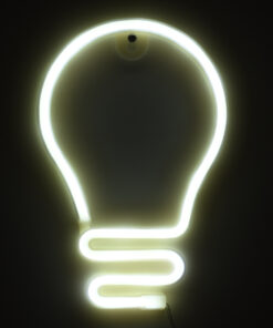 GloboStar® 78576 Φωτιστικό Ταμπέλα Φωτεινή Επιγραφή NEON LED Σήμανσης LAMP 5W με Καλώδιο Τροφοδοσίας USB - Μπαταρίας 3xAAA (Δεν Περιλαμβάνονται) - Ψυχρό Λευκό 6000K 10 78576 4