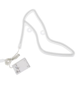 GloboStar® 78577 Φωτιστικό Ταμπέλα Φωτεινή Επιγραφή NEON LED Σήμανσης WOMEN SHOES 5W με Καλώδιο Τροφοδοσίας USB - Μπαταρίας 3xAAA (Δεν Περιλαμβάνονται) - Ροζ 8 78577 3