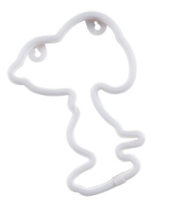 Alternative view of GloboStar® 78578 Φωτιστικό Ταμπέλα Φωτεινή Επιγραφή NEON LED Σήμανσης SNOOPY 5W με Καλώδιο Τροφοδοσίας USB - Μπαταρίας 3xAAA (Δεν Περιλαμβάνονται) - Θερμό Λευκό 2700K