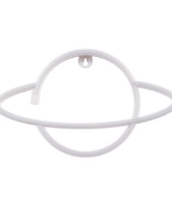 Alternative view of GloboStar® 78588 Φωτιστικό Ταμπέλα Φωτεινή Επιγραφή NEON LED Σήμανσης PLANET SATURN 5W με Καλώδιο Τροφοδοσίας USB - Μπαταρίας 3xAAA (Δεν Περιλαμβάνονται) - Ροζ