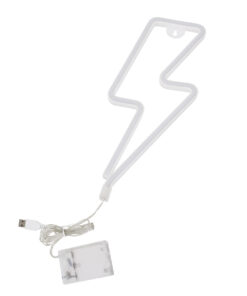 GloboStar® 78590 Φωτιστικό Ταμπέλα Φωτεινή Επιγραφή NEON LED Σήμανσης LIGHT STRIKE 5W με Καλώδιο Τροφοδοσίας USB - Μπαταρίας 3xAAA (Δεν Περιλαμβάνονται) - Θερμό Λευκό 2700K 9 78590 3