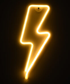 GloboStar® 78590 Φωτιστικό Ταμπέλα Φωτεινή Επιγραφή NEON LED Σήμανσης LIGHT STRIKE 5W με Καλώδιο Τροφοδοσίας USB - Μπαταρίας 3xAAA (Δεν Περιλαμβάνονται) - Θερμό Λευκό 2700K 10 78590 4