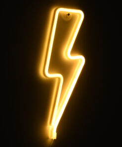 GloboStar® 78590 Φωτιστικό Ταμπέλα Φωτεινή Επιγραφή NEON LED Σήμανσης LIGHT STRIKE 5W με Καλώδιο Τροφοδοσίας USB - Μπαταρίας 3xAAA (Δεν Περιλαμβάνονται) - Θερμό Λευκό 2700K 11 78590 5