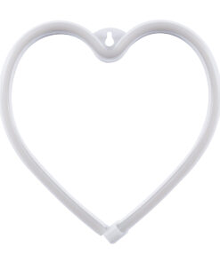 Alternative view of GloboStar® 78592 Φωτιστικό Ταμπέλα Φωτεινή Επιγραφή NEON LED Σήμανσης HEART 5W με Καλώδιο Τροφοδοσίας USB - Μπαταρίας 3xAAA (Δεν Περιλαμβάνονται) - Ροζ