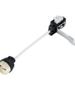 GLOBOSTAR® LAMPHOLDER 78950 Ντουί Gu10 Πορσελάνης με 15cm Καλώδιο σε Anti-Fire Protection High Resistance Tube & Κυτίο Συνδεσμολογίας - ᐊVDEᐅ Certified - IP20 - Μ15 x Π3.5 x Υ3.5cm 9 78950 4