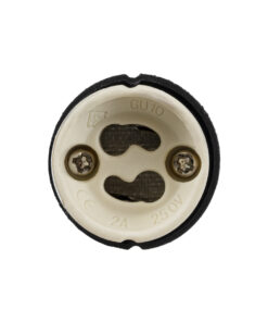 GLOBOSTAR® LAMPHOLDER 78950 Ντουί Gu10 Πορσελάνης με 15cm Καλώδιο σε Anti-Fire Protection High Resistance Tube & Κυτίο Συνδεσμολογίας - ᐊVDEᐅ Certified - IP20 - Μ15 x Π3.5 x Υ3.5cm 11 78950 6