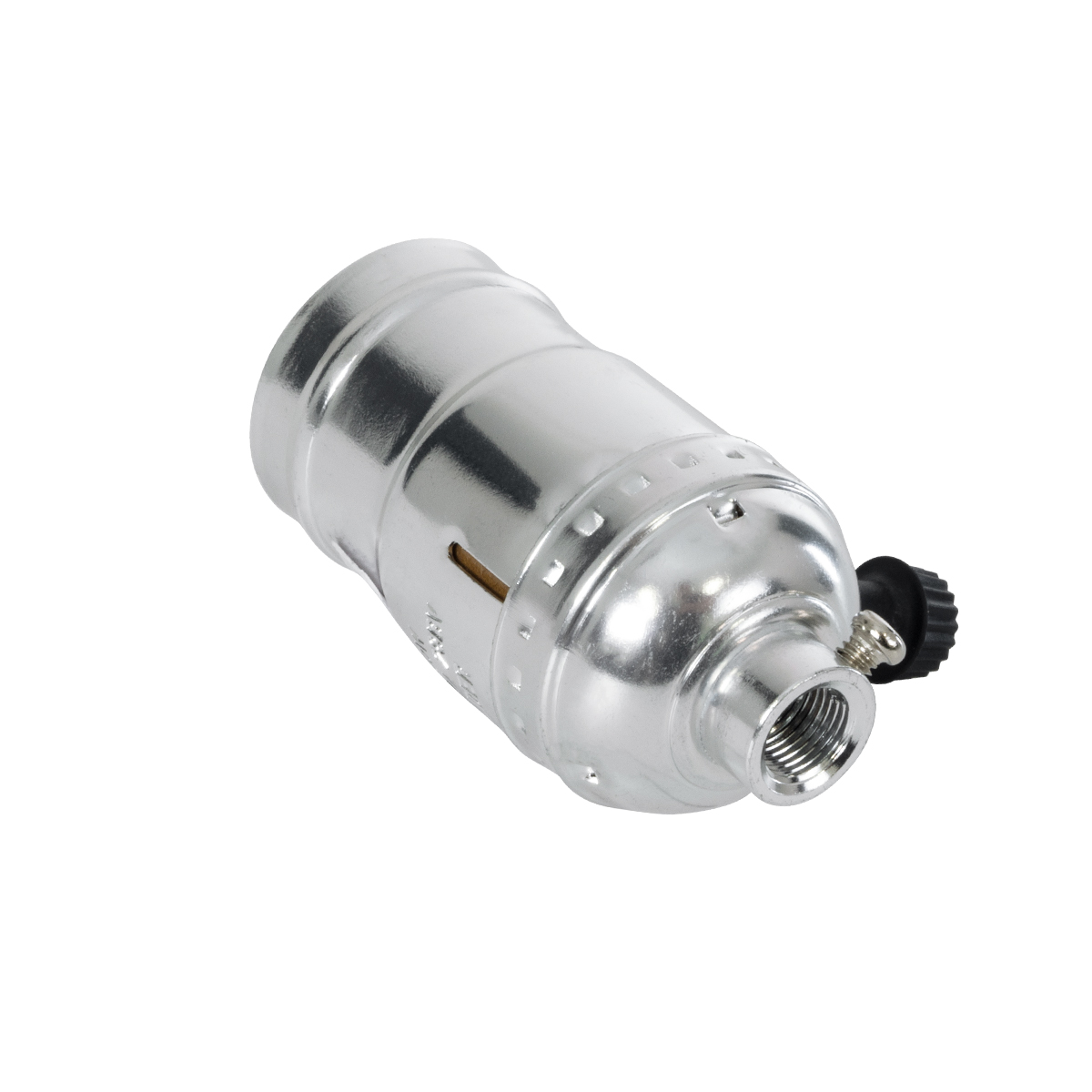 GloboStar® 78965 Ντουί Vintage Industrial Retro E27 με Διακόπτη ON/OFF - Ασημί - Μ5.5 x Π3.6 x Υ7cm 4 GloboStar® 78965 Ντουί Vintage Industrial Retro E27 με Διακόπτη ON/OFF - Ασημί - Μ5.5 x Π3.6 x Υ7cm - Image 2