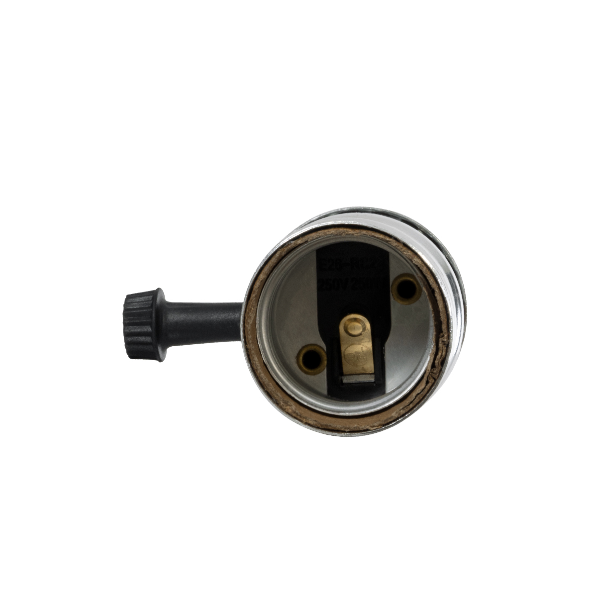 GloboStar® 78965 Ντουί Vintage Industrial Retro E27 με Διακόπτη ON/OFF - Ασημί - Μ5.5 x Π3.6 x Υ7cm 6 GloboStar® 78965 Ντουί Vintage Industrial Retro E27 με Διακόπτη ON/OFF - Ασημί - Μ5.5 x Π3.6 x Υ7cm - Image 4