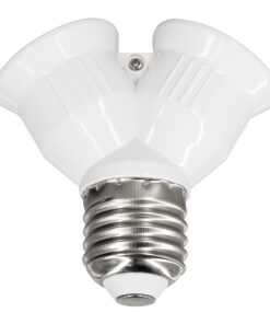 Alternative view of GLOBOSTAR® ADAPTOR 78969 Αντάπτορας/Μετατροπέας από Ντουί E27 σε 2 x E27 IP20 - Μ7.4 x Π7.4 x Υ7.4cm