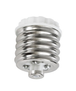 Alternative view of GloboStar® 78970 Πλαστικός Αντάπτορας Μετατροπέας από 1xE40 Ντουί σε 1xE27 Ντουί Λευκό Φ4.2 x Υ5cm