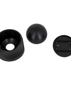 GloboStar® 79001 Μαύρο Φωτιστικό Μπαταρίας σε Σχήμα Κάμερας LED SMD 3W 300lm με Αισθητήρα Ημέρας-Νύχτας και PIR Αισθητήρα Κίνησης Ψυχρό Λευκό 6000K 14 79001 7