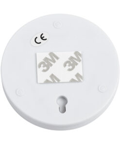 GloboStar® 79004 Φωτιστικό Νυκτός Μπαταρίας 3xAAA (Δεν Περιλαμβάνεται) LED SMD 5050 1W 80lm με Αισθητήρα Κίνησης και 3M Διπλής Όψης Αυτοκόλλητη Ταινία Αδιάβροχο IP44 Ψυχρό Λευκό 6000K D7.5 x H1.5cm 9 79004 3