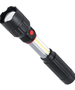 Alternative view of GloboStar® 79019 Φορητός Φακός Χειρός LED COB 3W Front + 3W Side 300lm Zoom 1° έως 60° Μοιρών Πτυσσόμενος με 3 Modes Αδιάβροχο IP54 Ψυχρό Λευκό 6000K