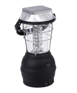 Alternative view of GloboStar® 69923 Αυτόνομος Ηλιακός Φωτοβολταϊκός Φορητός Φακός Φανάρι LED Camping 3W 150lm - 1200mAh - Μανιβέλα Φόρτισης - Power Bank - Καλώδιο Φόρτισης Micro USB - Ψυχρό Λευκό 6000K Φ13 x Υ25cm