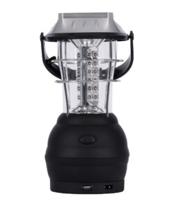 GloboStar® 69923 Αυτόνομος Ηλιακός Φωτοβολταϊκός Φορητός Φακός Φανάρι LED Camping 3W 150lm - 1200mAh - Μανιβέλα Φόρτισης - Power Bank - Καλώδιο Φόρτισης Micro USB - Ψυχρό Λευκό 6000K Φ13 x Υ25cm 16 79035 3