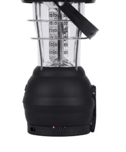 GloboStar® 69923 Αυτόνομος Ηλιακός Φωτοβολταϊκός Φορητός Φακός Φανάρι LED Camping 3W 150lm - 1200mAh - Μανιβέλα Φόρτισης - Power Bank - Καλώδιο Φόρτισης Micro USB - Ψυχρό Λευκό 6000K Φ13 x Υ25cm 20 79035 7