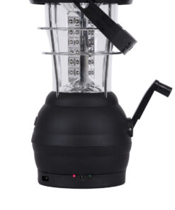 GloboStar® 69923 Αυτόνομος Ηλιακός Φωτοβολταϊκός Φορητός Φακός Φανάρι LED Camping 3W 150lm - 1200mAh - Μανιβέλα Φόρτισης - Power Bank - Καλώδιο Φόρτισης Micro USB - Ψυχρό Λευκό 6000K Φ13 x Υ25cm 21 79035 8