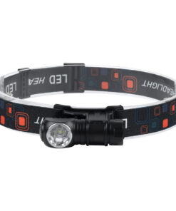 Alternative view of GloboStar® 79040 Φορητός Φακός Κεφαλής Επαναφορτιζόμενος LED Luminus SST20 10W 1000lm 30° Μοιρών με 1 x 16340 Μπαταρία 800mAh USB 2.0 3 Modes Αδιάβροχο IP54 Ψυχρό Λευκό 6000K