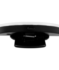 GloboStar® 79043 Selfie Ring Light LED SMD 2W 200 lm Μαύρο Σώμα με Ενσωματωμένη Επαναφορτιζόμενη Μπαταρία 500mAh & Καλώδιο Φόρτισης Micro USB Ψυχρό Λευκό 6000 K για Κινητό Τηλέφωνο και Tablet Φ8.5 x Υ2.5cm 11 79043 6