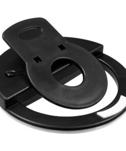 GloboStar® 79043 Selfie Ring Light LED SMD 2W 200 lm Μαύρο Σώμα με Ενσωματωμένη Επαναφορτιζόμενη Μπαταρία 500mAh & Καλώδιο Φόρτισης Micro USB Ψυχρό Λευκό 6000 K για Κινητό Τηλέφωνο και Tablet Φ8.5 x Υ2.5cm 12 79043 7