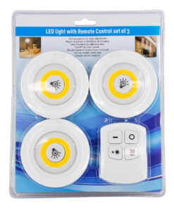 GLOBOSTAR® NEONSIGN 78575 Διακοσμητικό Φωτιστικό Τοίχου Νυκτός με RF Ασύρματο Χειριστήριο LED 2W 180lm 120° DC 3.6V με 3xAA Μπαταρίες IP20 Θερμό Λευκό 2700K Dimmable - Μ9 x Π2.3 x Υ9cm - Πακέτο 3 Τεμαχίων - 2 Χρόνια Εγγύηση 30 79045 11